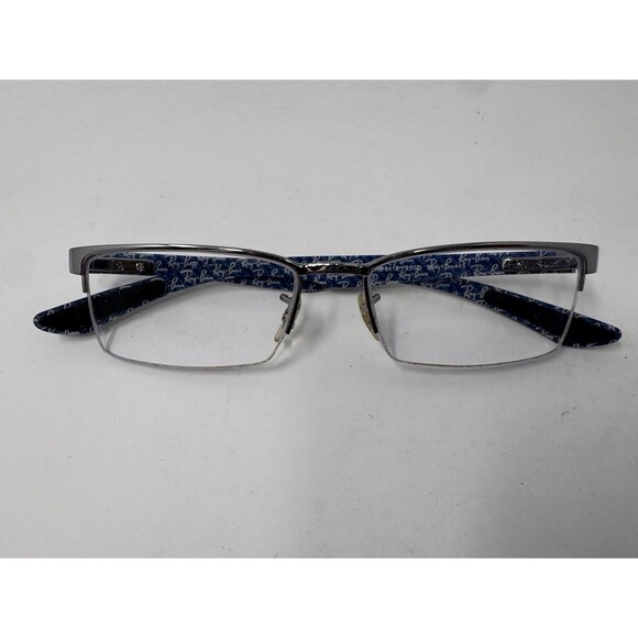 Ray-Ban RB8412 2502 Eyeglass Frames Only 54-17-145 Blue Logo Print main image 12